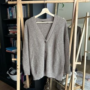 Jenni Kayne Cashmere Cocoon Cardigan in Taupe